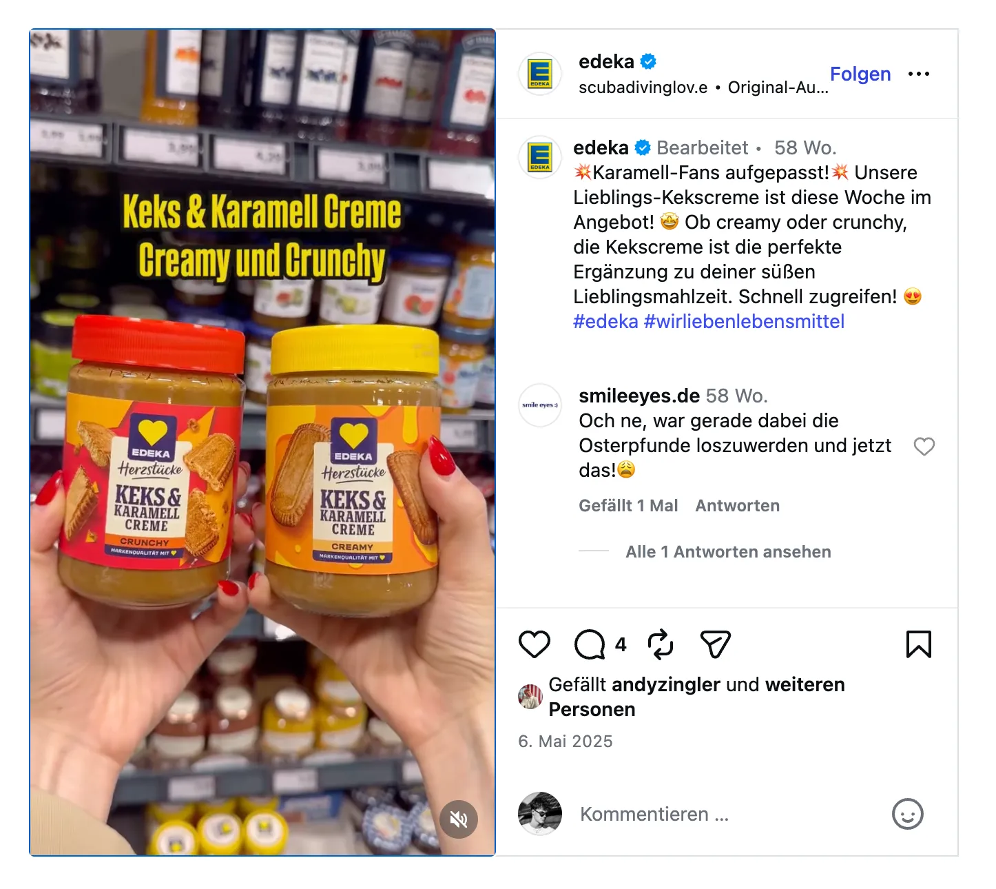EDEKA Herzstücke
Keks & Karamell-Creme – Visual 4