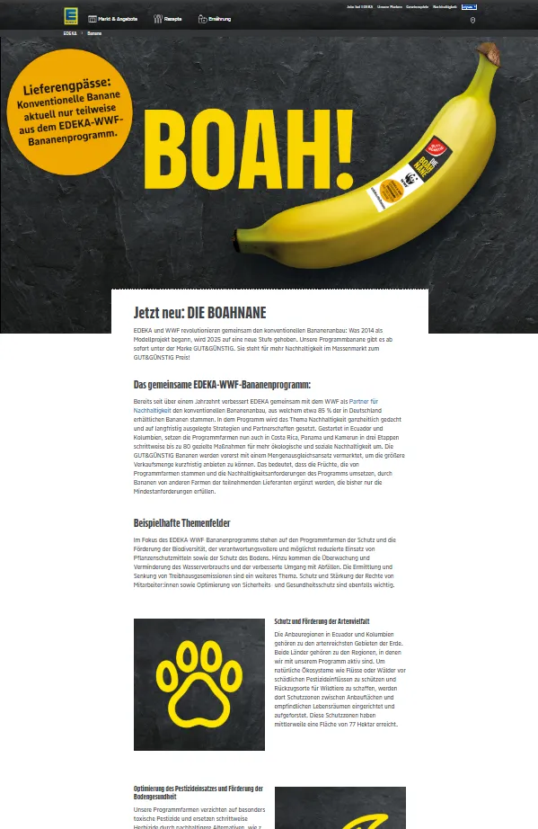 GUT&GÜNSTIG BOAHNANE × WWF – Visual 5