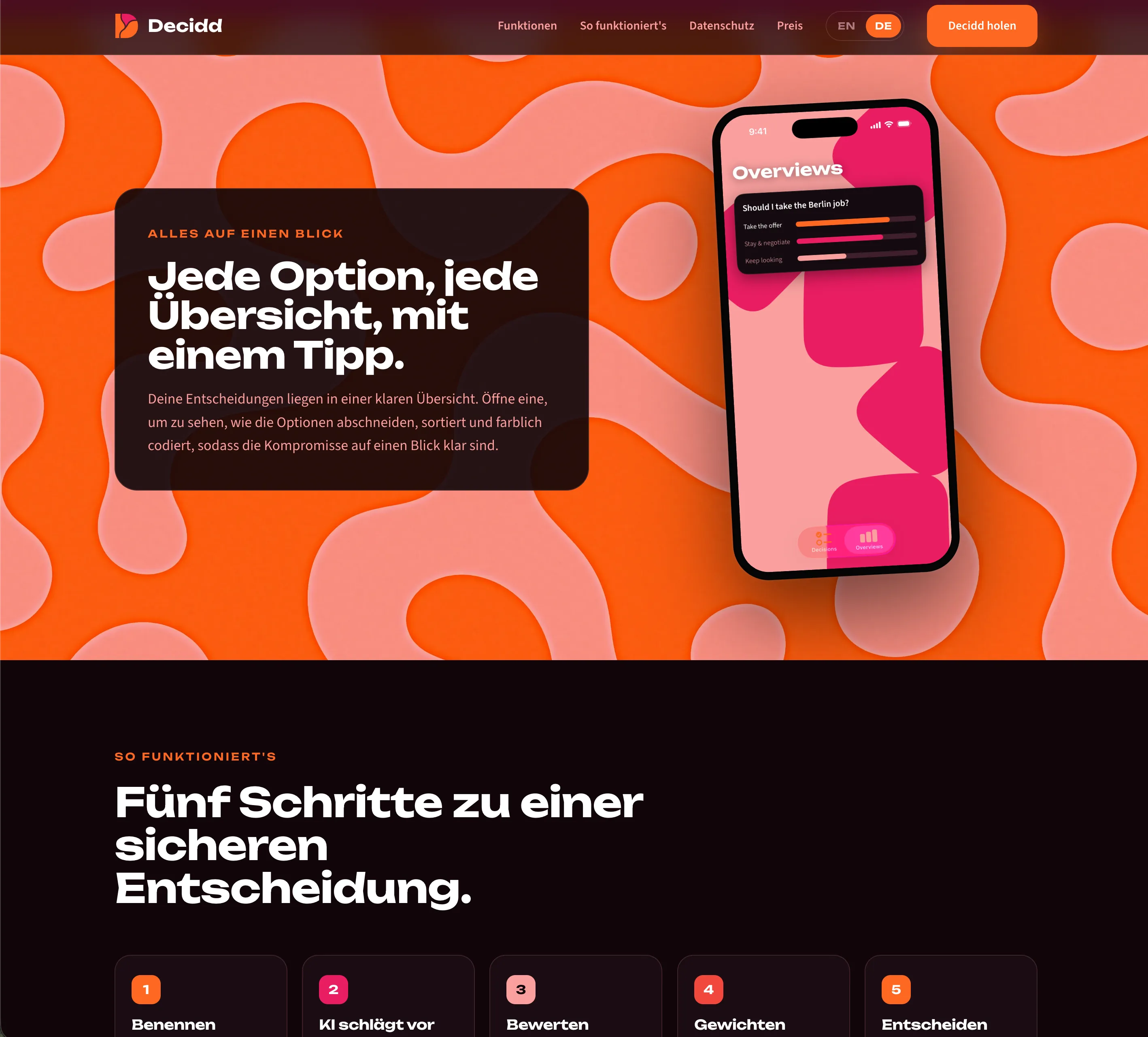 Decidd
Entscheidungs-App – Visual 3
